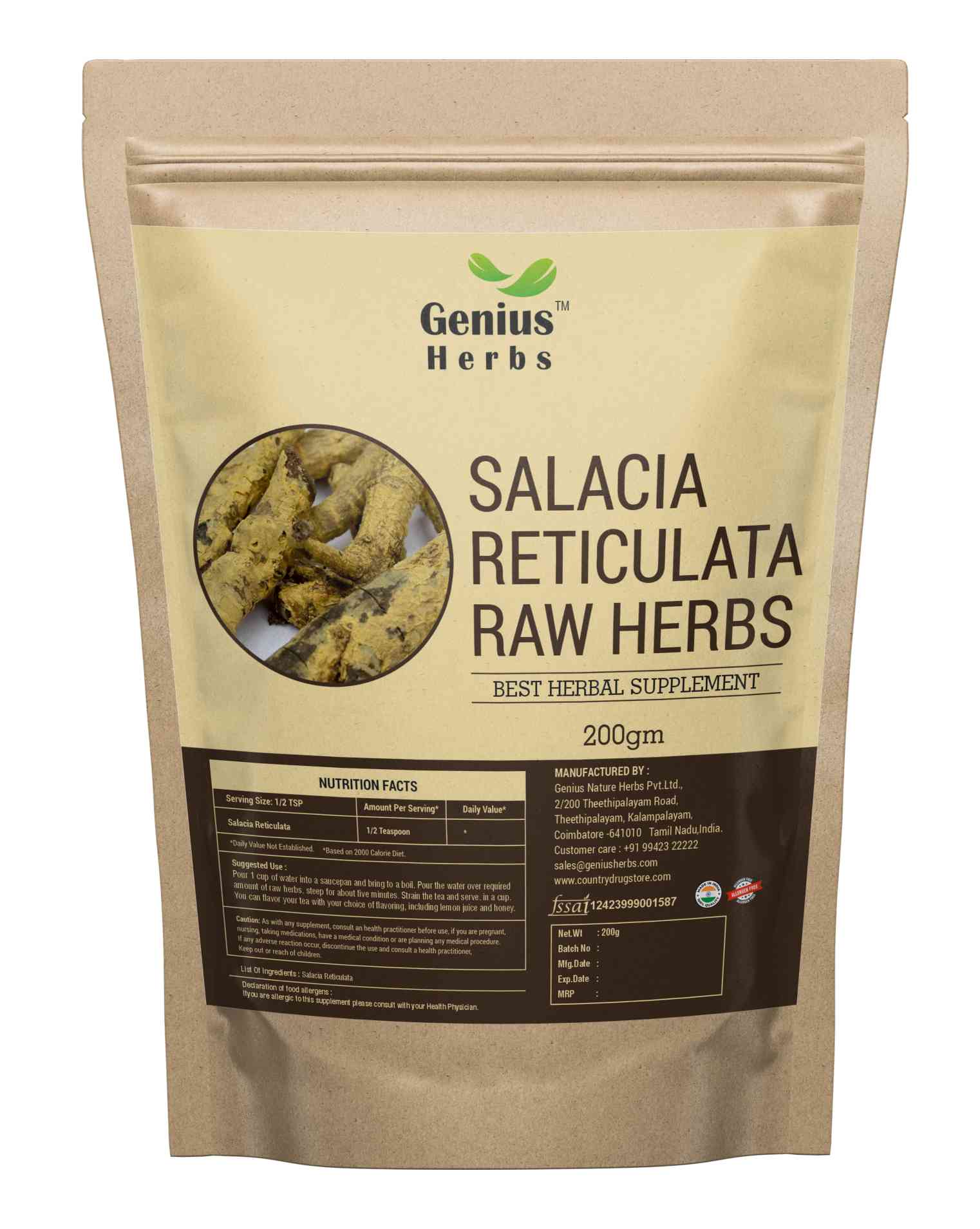Salacia Reticulata Wholesale Manufacturer & Supplier in India